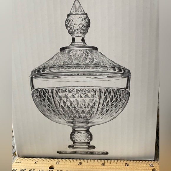 Pasabahce Diamond Sodalime Glass Candy Dish - Picture 14 of 16